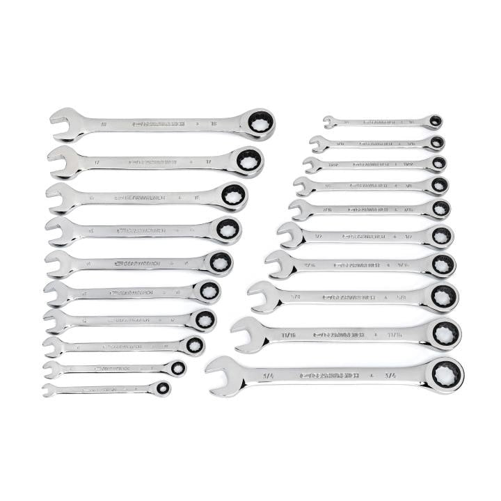 35720-06 Gearwrench, Ratcheting Wrench, 12 Point, Full Polish Chrome, Standard