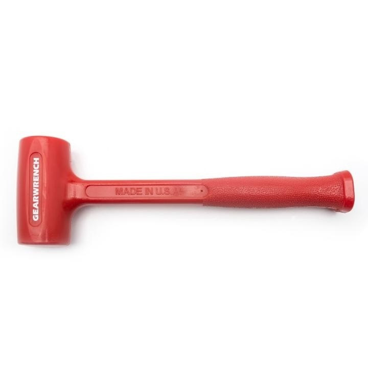 69-533G Gearwrench, Dead Blow Hammer, Dead Blow, Red, Standard Head