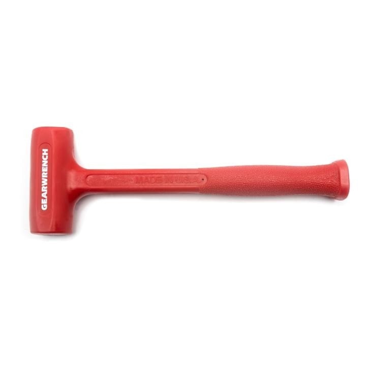 69-543G Gearwrench, Slimline Dead Blow Hammer, Dead Blow, Red, Slimline