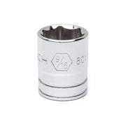 80114D Gearwrench, Socket, 1/4 Inch Drive, 6 Point, 9/16 Inch, Alloy Steel, SAE