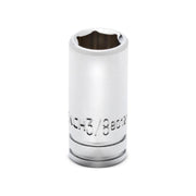 80121S-06 Gearwrench, Socket, 1/4 Inch Drive, 6 Point, 3/8 Inch, Alloy Steel