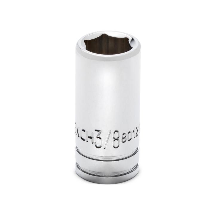 80121S-06 Gearwrench, Socket, 1/4 Inch Drive, 6 Point, 3/8 Inch, Alloy Steel
