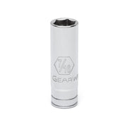 80122D Gearwrench, Socket, 1/4 Inch Drive, 6 Point, 7/16 Inch, Alloy Steel, Deep