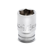 80124S-06 Gearwrench, Socket, 1/4 Inch Drive, 6 Point, 9/16 Inch, Alloy Steel