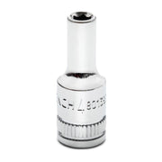 80138S-06 Gearwrench, Socket, 1/4 Inch Drive, 6 Point, 4 MM, Full Polish Chrome