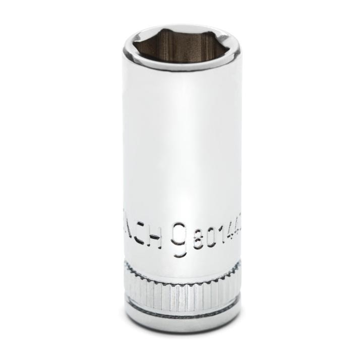 80144S-06 Gearwrench, Socket, 1/4 Inch Drive, 6 Point, 9 MM, Full Polish Chrome