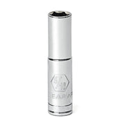 80146D Gearwrench, Socket, 1/4 Inch Drive, 6 Point, 11 MM, Full Polish Chrome