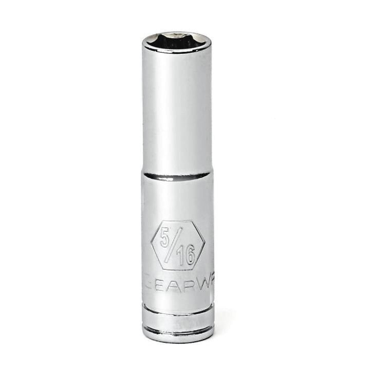 80148 Gearwrench, Socket, 1/4 Inch Drive, 6 Point, 13 MM, Full Polish Chrome