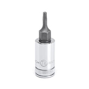 80171 Gearwrench, Bit Socket, 1/4 Inch Drive, Torx, 0.688 Inch, T8, Alloy Steel