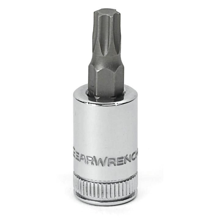 80174 Gearwrench, Bit Socket, 1/4 Inch Drive, Torx, 0.688 Inch, T20, Alloy Steel