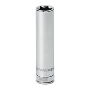 80192 Gearwrench, Socket, 1/4 Inch Drive, External Torx, E5, Full Polish Chrome