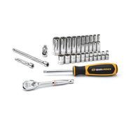 80313 Gearwrench, Mechanics Tool Set, 1/4 Inch Drive Tang, 12 Point, Alloy Steel