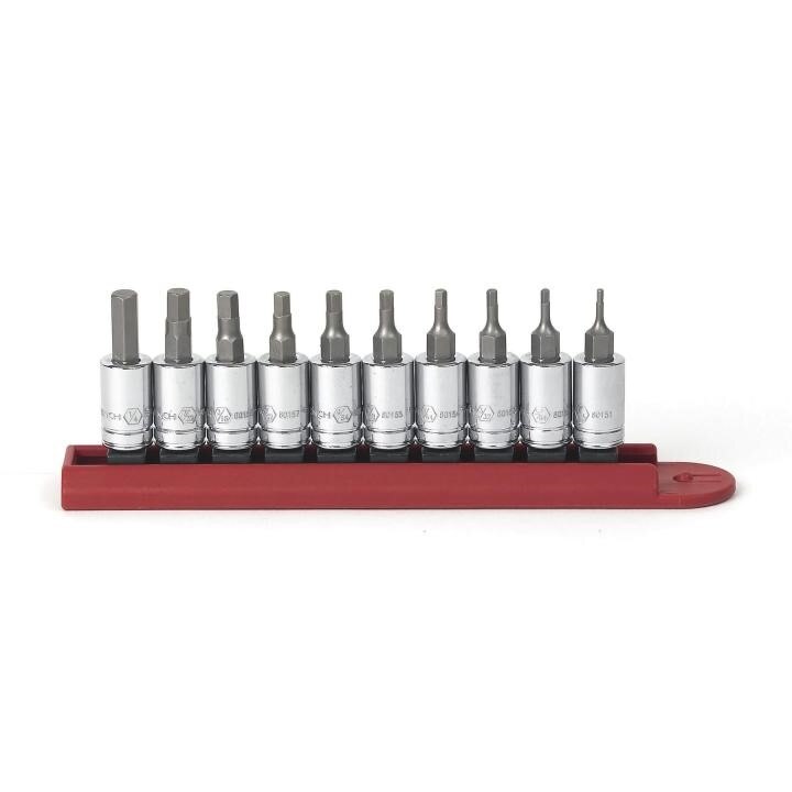 80323 Gearwrench, Socket Set, 1/4 Inch Drive, Hex, 1/4 Inch, Standard, 10 Pc