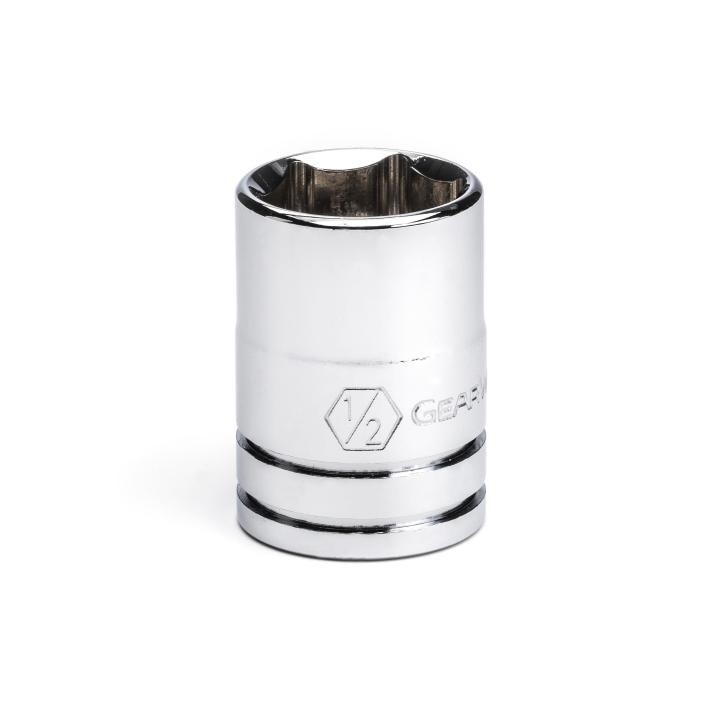 80354 Gearwrench, Socket, 3/8 Inch Drive, 6 Point, 1/2 Inch, Full Polish Chrome