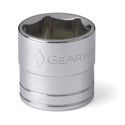 80358 Gearwrench, Socket, 3/8 Inch Drive, 6 Point, 3/4 Inch, Full Polish Chrome