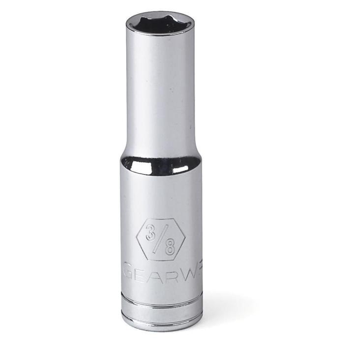 80365 Gearwrench, Socket, 3/8 Inch Drive, 6 Point, 3/8 Inch, Full Polish Chrome
