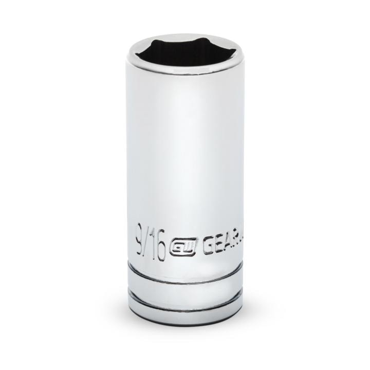 80368S-06 Gearwrench, Socket, 3/8 Inch Drive, 6 Point, 9/16 Inch, Alloy Steel