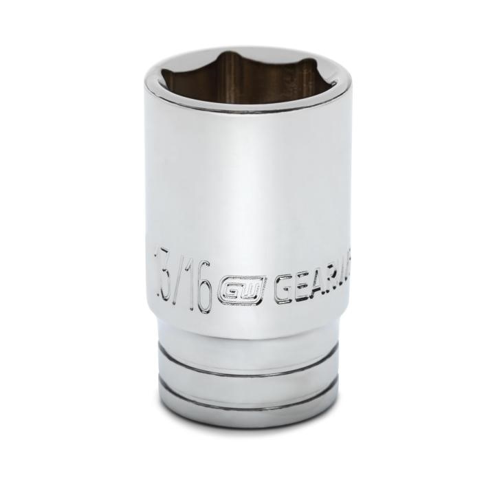80372S-06 Gearwrench, Socket, 3/8 Inch Drive, 6 Point, 13/16 Inch, Alloy Steel