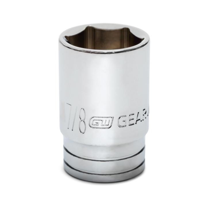 80373S-06 Gearwrench, Socket, 3/8 Inch Drive, 6 Point, 7/8 Inch, Alloy Steel