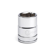 80381 Gearwrench, Socket, 3/8 Inch Drive, 6 Point, 13 MM, Full Polish Chrome