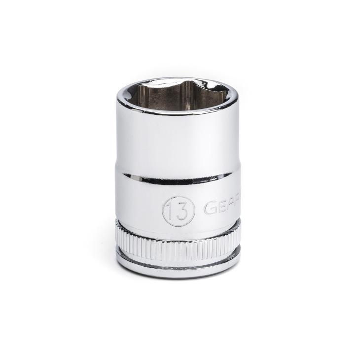 80381 Gearwrench, Socket, 3/8 Inch Drive, 6 Point, 13 MM, Full Polish Chrome