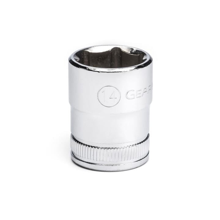 80382 Gearwrench, Socket, 3/8 Inch Drive, 6 Point, 14 MM, Full Polish Chrome