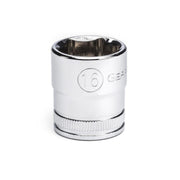 80384 Gearwrench, Socket, 3/8 Inch Drive, 6 Point, 16 MM, Full Polish Chrome