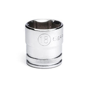 80386 Gearwrench, Socket, 3/8 Inch Drive, 6 Point, 18 MM, Full Polish Chrome