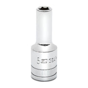80388S-06 Gearwrench, Socket, 3/8 Inch Drive, 6 Point, 6 MM, Full Polish Chrome