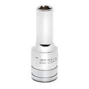80389S-06 Gearwrench, Socket, 3/8 Inch Drive, 6 Point, 7 MM, Full Polish Chrome