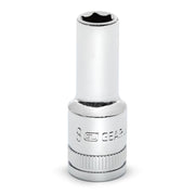 80390S-06 Gearwrench, Socket, 3/8 Inch Drive, 6 Point, 8 MM, Full Polish Chrome