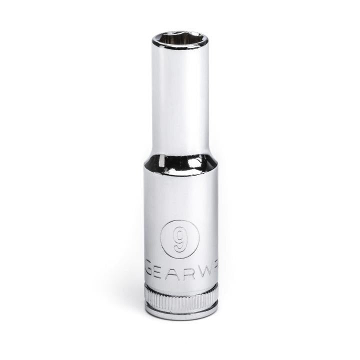 80391 Gearwrench, Socket, 3/8 Inch Drive, 6 Point, 9 MM, Full Polish Chrome, 9MM
