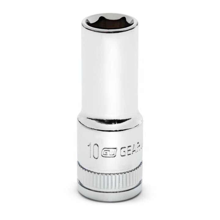 80392S-06 Gearwrench, Socket, 3/8 Inch Drive, 6 Point, 10 MM, Alloy Steel, 10MM