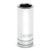 80394S-06 Gearwrench, Socket, 3/8 Inch Drive, 6 Point, 12 MM, Alloy Steel, 12MM
