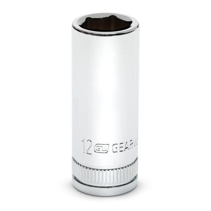 80394S-06 Gearwrench, Socket, 3/8 Inch Drive, 6 Point, 12 MM, Alloy Steel, 12MM