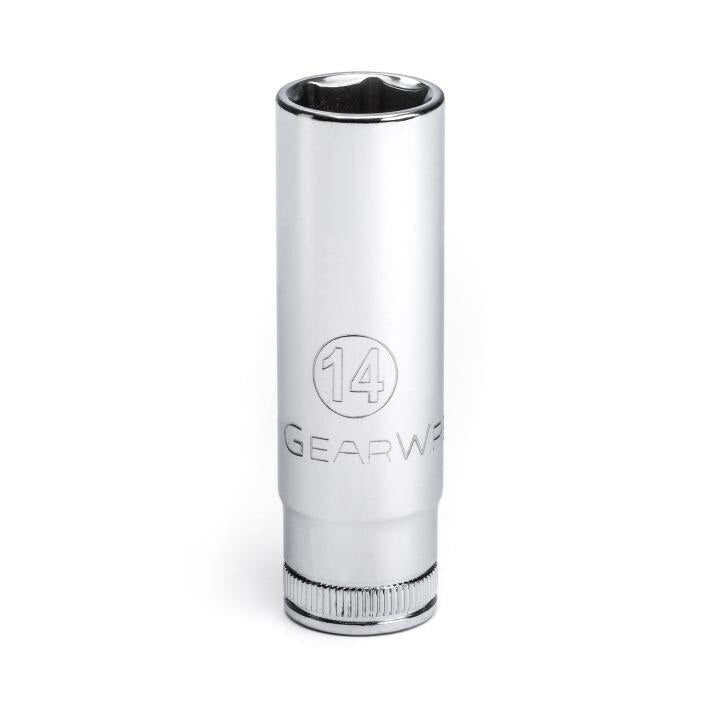 80396 Gearwrench, Socket, 3/8 Inch Drive, 6 Point, 14 MM, Full Polish Chrome