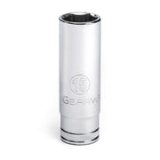 80397 Gearwrench, Socket, 3/8 Inch Drive, 6 Point, 15 MM, Full Polish Chrome