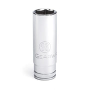 80398 Gearwrench, Socket, 3/8 Inch Drive, 6 Point, 16 MM, Full Polish Chrome