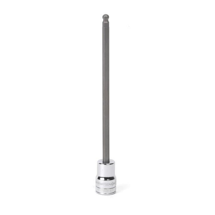 80448 Gearwrench, Bit Socket, 3/8 Inch Drive, Ball Hex, 4.922 Inch, 10 MM, Long