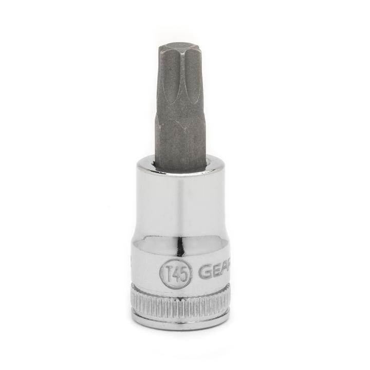 80452 Gearwrench, Bit Socket, 3/8 Inch Drive, Torx, 0.788 Inch, T45, Alloy Steel