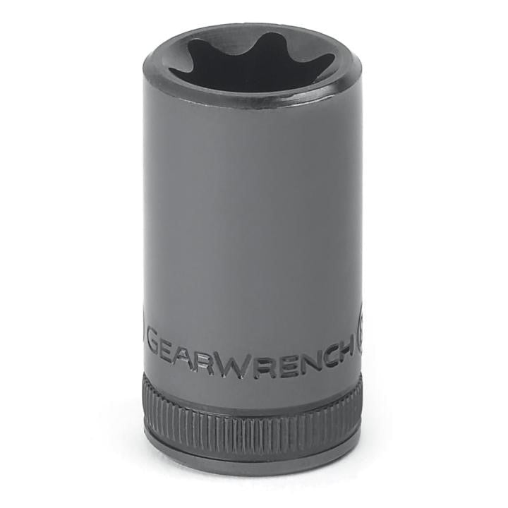 80462 Gearwrench, Socket, 3/8 Inch Drive, External Torx, E14, Black Oxide, E14