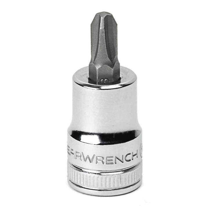 80467 Gearwrench, Bit Socket, 3/8 Inch Drive, Phillips, 0.591 Inch, #1, Standard