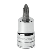 80470 Gearwrench, Bit Socket, 3/8 Inch Drive, Pozidriv, 0.591 Inch, #2