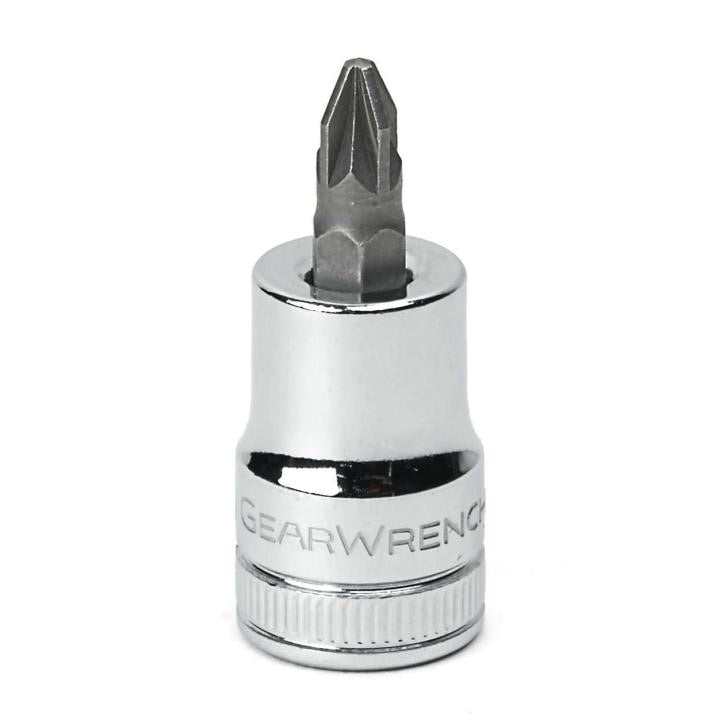 80470 Gearwrench, Bit Socket, 3/8 Inch Drive, Pozidriv, 0.591 Inch, #2