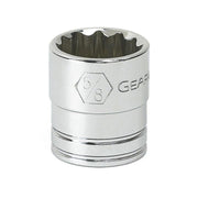 80502 Gearwrench, Socket, 3/8 Inch Drive, 12 Point, 5/8 Inch, Alloy Steel, SAE