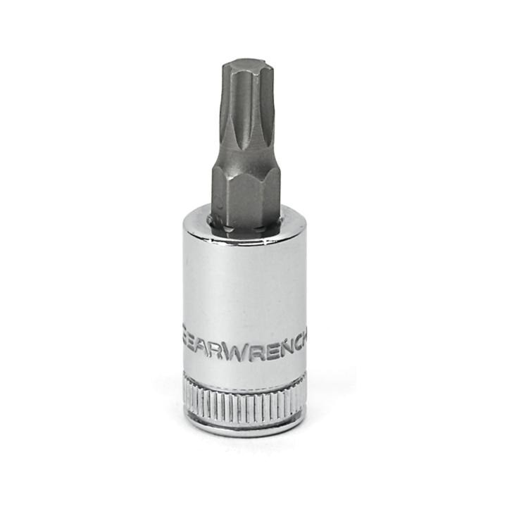 80535 Gearwrench, Bit Socket, 3/8 Inch Drive, Torx, 0.788 Inch, T20, Alloy Steel