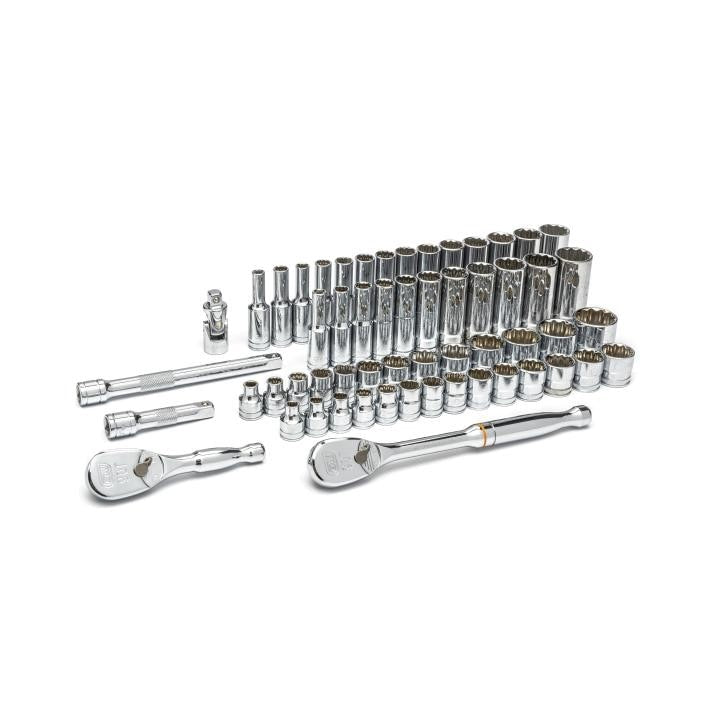 80551 Gearwrench, Mechanics Tool Set, 3/8 Inch Drive Tang, 12 Point, Alloy Steel