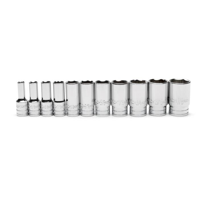 80555S-06 Gearwrench, Socket Set, 3/8 Inch Drive, 6 Point, 7/8 Inch, Mid Length