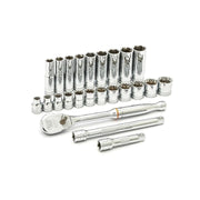 80559 Gearwrench, Mechanics Tool Set, 3/8 Inch Drive Tang, 6 & 12 Point, Metric