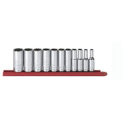 80563 Gearwrench, Socket Set, 3/8 Inch Drive, 12 Point, 7/8 Inch, Deep, 11 Pc